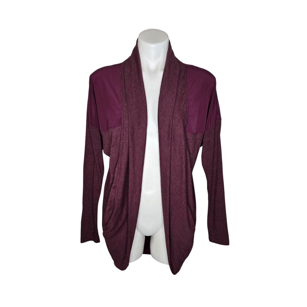 LUCY Women’s Lightweight Active Cardigan Maroon Size Small